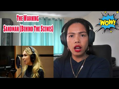 Its MyrnaG REACTS TO The Warning - Recording Enter Sandman (Behind The Scenes)
