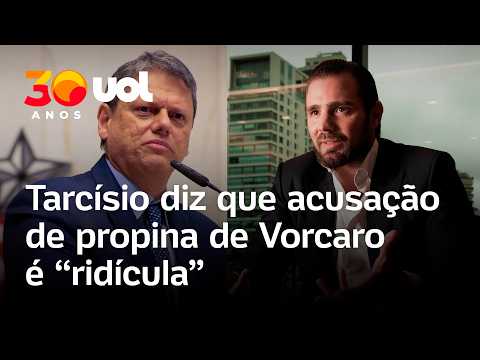 Tarcísio diz que acusação de propina de Daniel Vorcaro na campanha de 2022 ‘beira o ridículo’