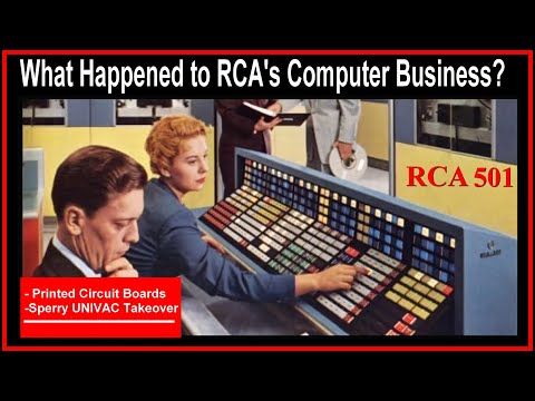 Revisit RCA's GIANT Computers 501; How they Made PCB Circuit Card Logic Boards 1958 (Spectra Univac)