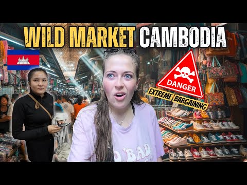 Cambodia's CRAZIEST Market 🇰🇭 Phnom Penh is Incredible - Central Market in Cambodia