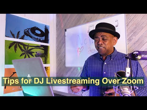 Tips for DJ Livestreaming Over Zoom