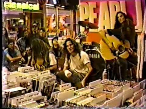 Pearl Jam In Store at Tower Records New York