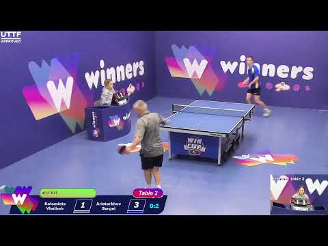 WINners CUP table 2  05.01 Kolomiets Vladimir - Aristarkhov Sergei   22:30