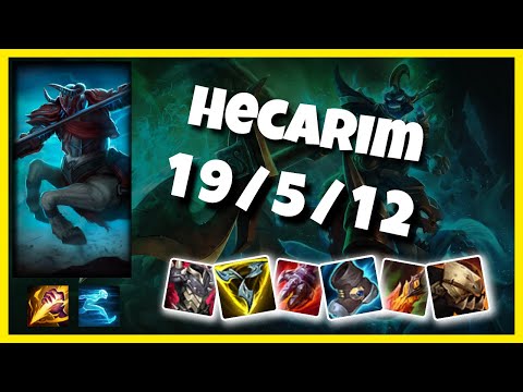 Hecarim vs Fiddlesticks BR Challenger JUNGLE (19/5/12) - v11.1