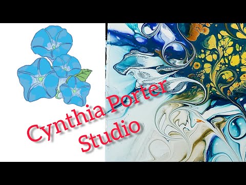 #60 Wreckin Bloom w/ Turquoise cell activator #fluidart #abstractart #art #sheleeart #bloom #asmr