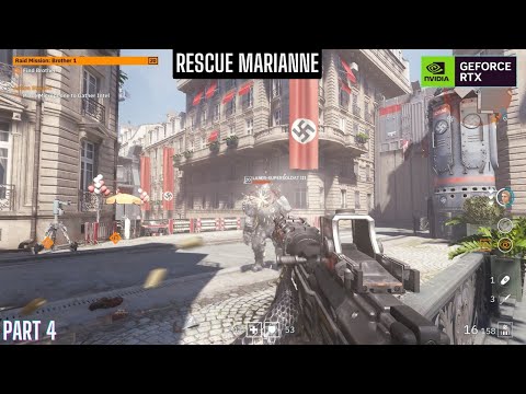 WOLFENSTEIN YOUNGBLOOD Walkthrough Gameplay Part 4 - Rescue Marianne