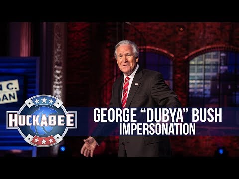 George "Dubya" Bush Impersonates PRESIDENT TRUMP: John C Morgan | Huckabee