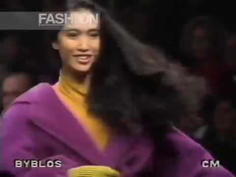 "Byblos" Autumn Winter 1989 1990 Milan pret a porter women by Canale Moda