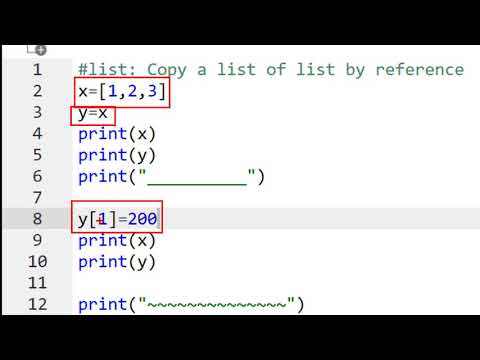 Lists By Value Or By Reference Python