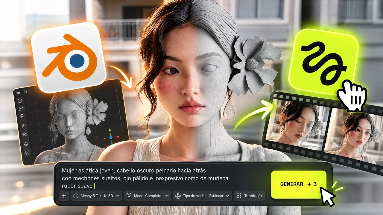 Blender + GPT6Astra + Seedance: el plugin GRATIS que te da el control de la cámara con tu telefono.