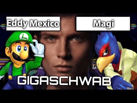 GIGASCHWAB Winners Semis - Eddy Mexico (Luigi) Vs. Magi (Falco) SSBM Tournament