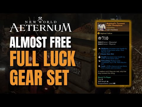 New World Aeternum: Easy Full Luck Gear