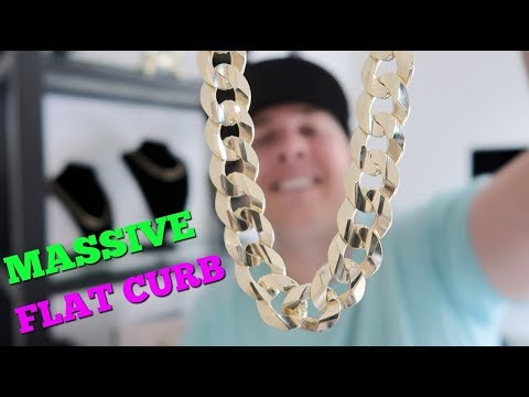MASSIVE GOLD CURB chain!!!