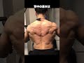 背中の筋肉が異常に発達する◯◯な理由。#shorts