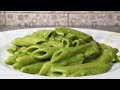 Creamy Spinach Pasta | Green Pasta