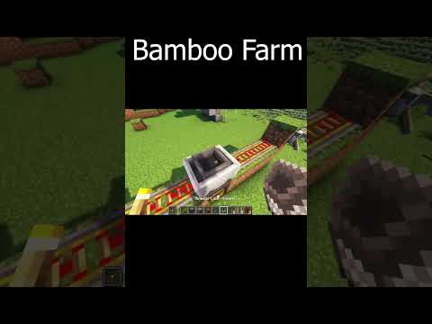 Ultimate Bamboo Farm Tutorial! Unbelievable Results! #itsmedk #minecraft