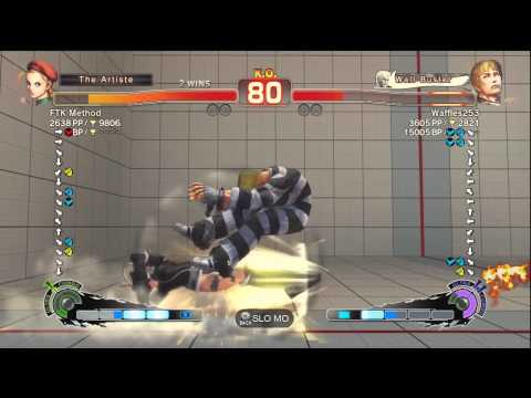 SSF4 AE 2012 - FTK Method (Cammy) Vs Waffles253 (Cody) - Player Match