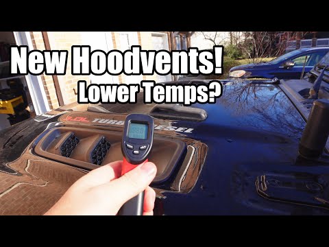 Jeep JT Gladiator JL Wrangler Motobilt Hoodvents install!