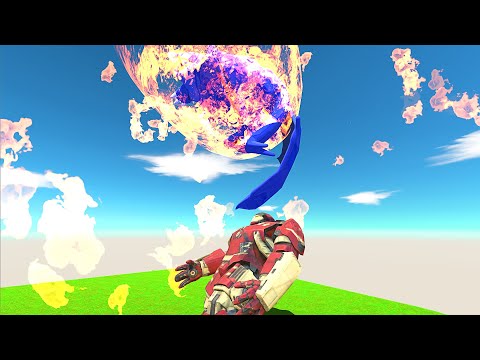 DRAGONITE VS HULK BUSTER - Animal Revolt Battle Simulator