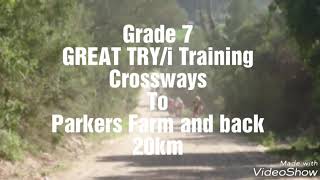 preview picture of video 'Grade 7 Great Try /i Training, Parkers Farm & return'