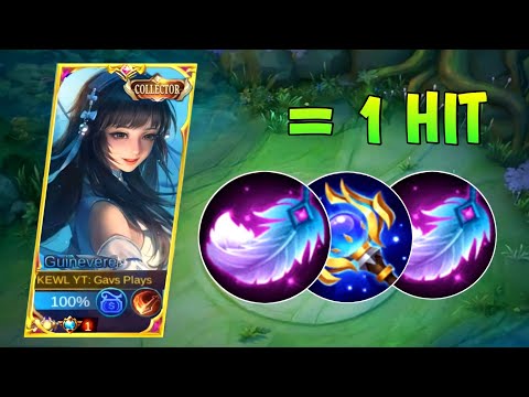 GUINEVERE BEST 1 HIT BUILD | ENEMY LAUGH AT MY BUILD! (ENEMY SHOCKED!!!😱) | MLBB