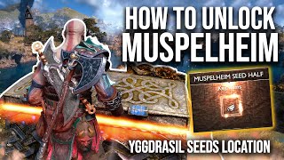 How to Unlock Muspelheim Realm [Yggdrasil Seeds location] TUTORIAL GUIDE - God of War Ragnarok