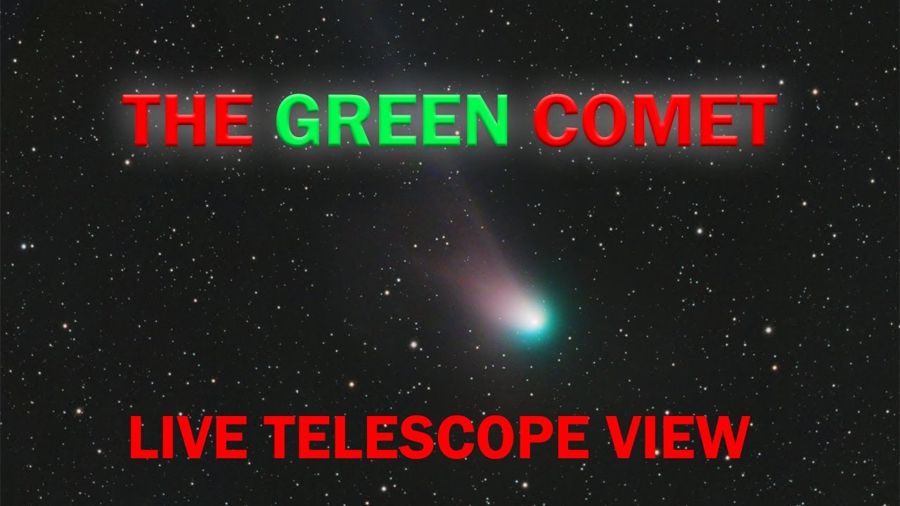 Comet C/2022 E3 ZTF - Real live view :-)!