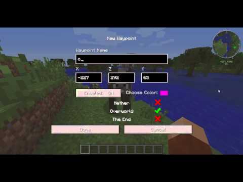 How to use Waypoints in Minecraft - YouTube
