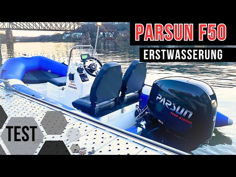 Erste Probefahrt mit dem Parsun F50 - so läuft der neue Motor | Nordsee wir kommen
