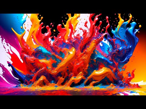 Copyright Free Video Abstract Liquid Background (No Sound) — Abstract Liquid VJ LOOP Screensaver