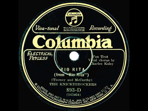 1927 HITS ARCHIVE: Rio Rita - Ben Selvin (Charles Kaley, vocal)