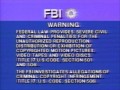 Blue FBI Warning