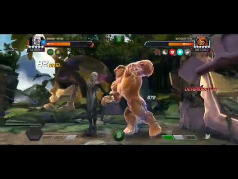 5-star rank 5 Ebony Maw Vs. Sasquatch (Canadian Difficulty) - Marvel Contest of Champions