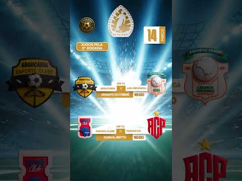 💥HOJE TEM SEGUNDONA DO CAMPEONATO PARANAENSE! CONFIRA OS HORÁRIOS E ONDE ASSISTIR! #estaduais2026