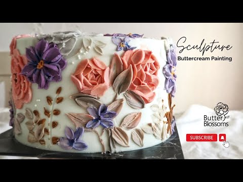 Sculpture Painting Buttercream by Butter and Blossoms