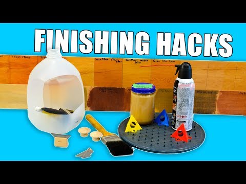 5 Quick Wood Finishing Hacks - Woodworking Tips and Tricks