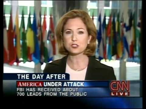 CNN 9/11 LIVE TV Coverage (9/12/01) 12:15 P.M - 12:30 P.M