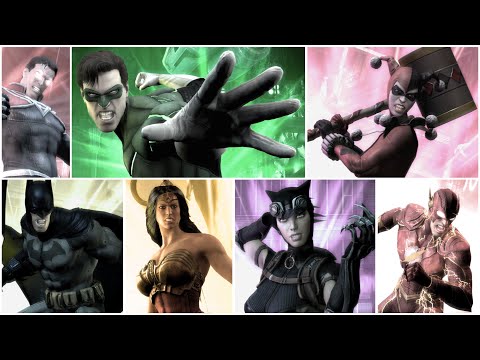 All Supermoves - Injustice Gods Among Us