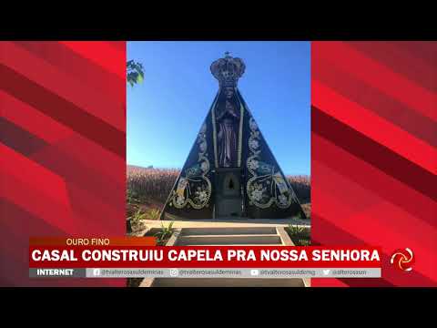Casal constrói capela em Ouro Fino