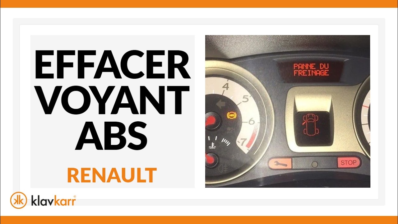 [TUTO] Effacer le voyant ABS - RENAULT