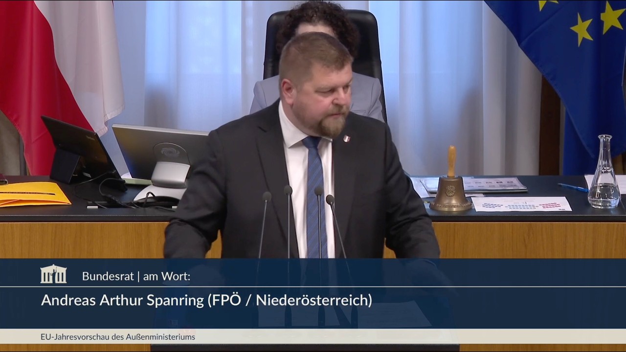 Andreas Arthur Spanring - EU-Jahresvorschau des Außenministeriums - 10.4.2026