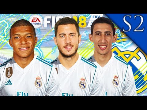 COURTOIS, DI MARIA SIGN! FIFA 18: REAL MADRID CAREER MODE S2 #2