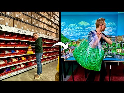 Teure Materialschlacht: LEGO Fabrik ausgeräumt... - Bau einer Lego Stadt Teil 308.