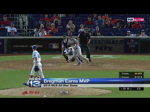 Bregman goes deep, named AL MVP in his first MLB All Star Game