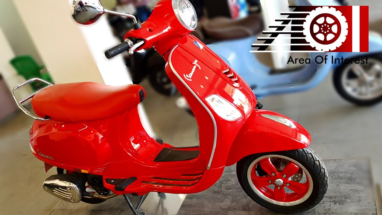 VESPA 125 RED TOP CASE