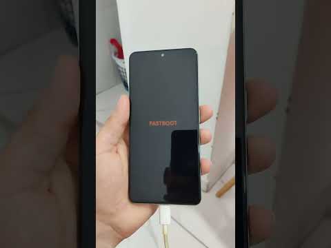 aparelho ficou no modo fast boot e nao sai