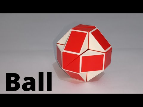 Make a Ball with Snake Cube 24 pieces