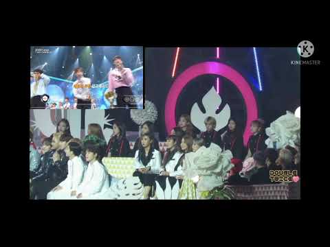 twice reaction to bts netizen choice VCR MMA 2016