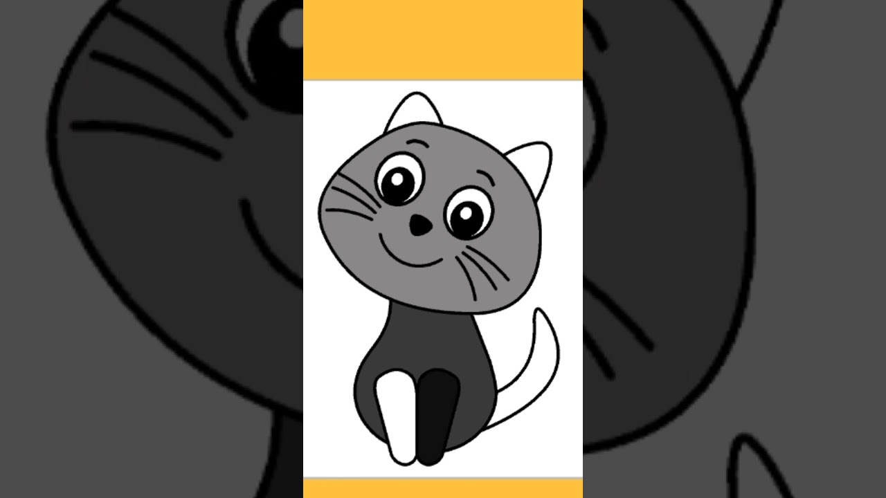 mewarnai gambar kucing