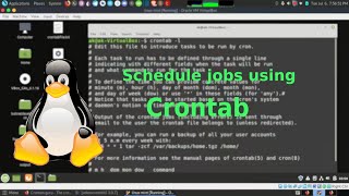 How to schedule jobs or processes in linux using crontab | crontab reboot
